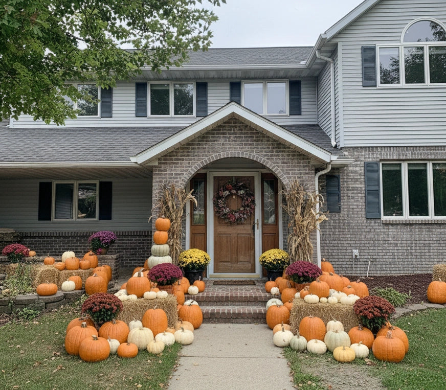 GRAND DISPLAY: Largest Fall Harvest Pumpkin Decoration Dropoff + Design