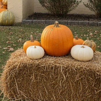 Add-on: Fall Harvest Hay Bale